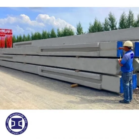 Supplier of dam piles in Ayutthaya.