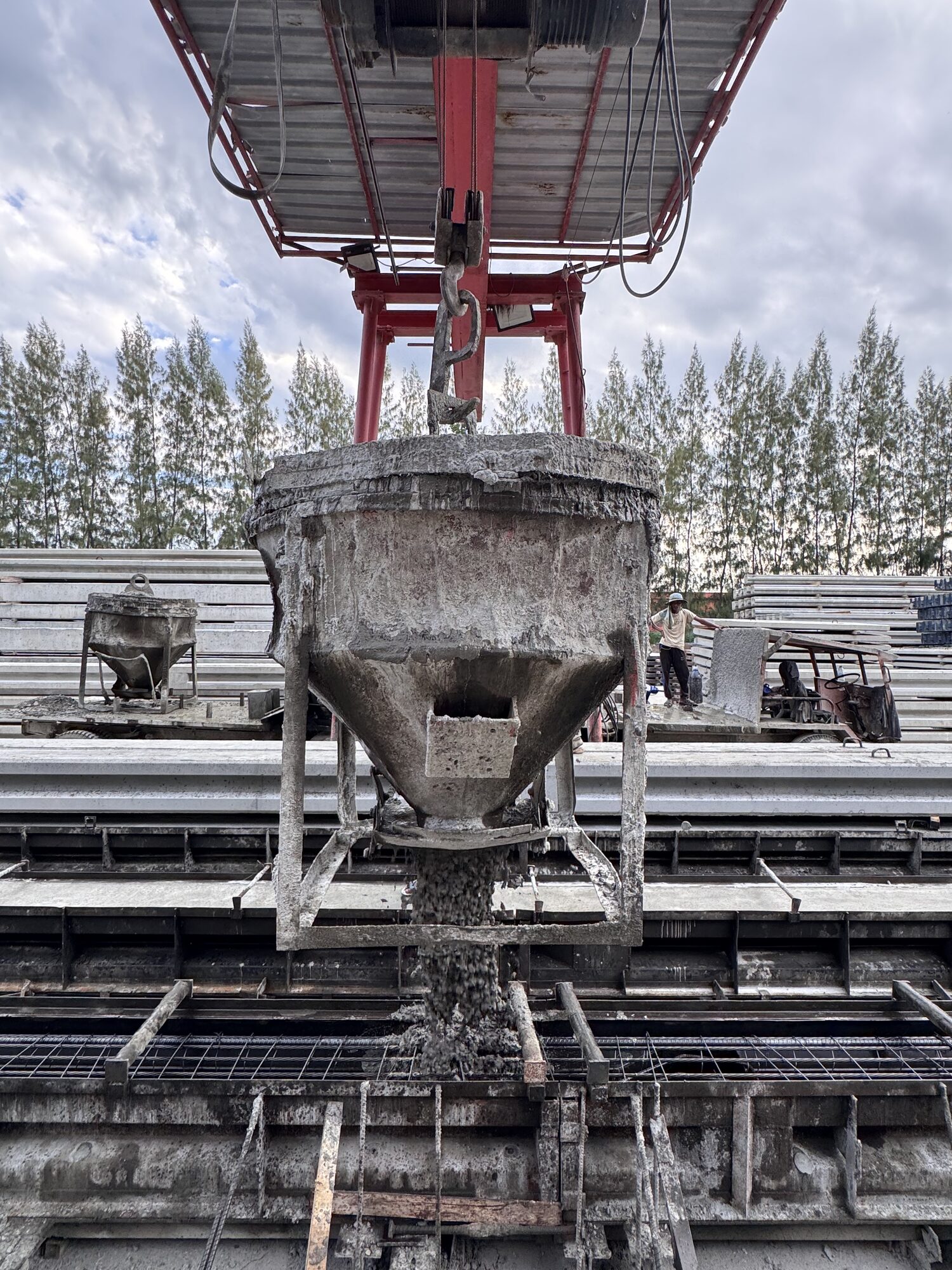 INTER STAKE prestressed pile casting