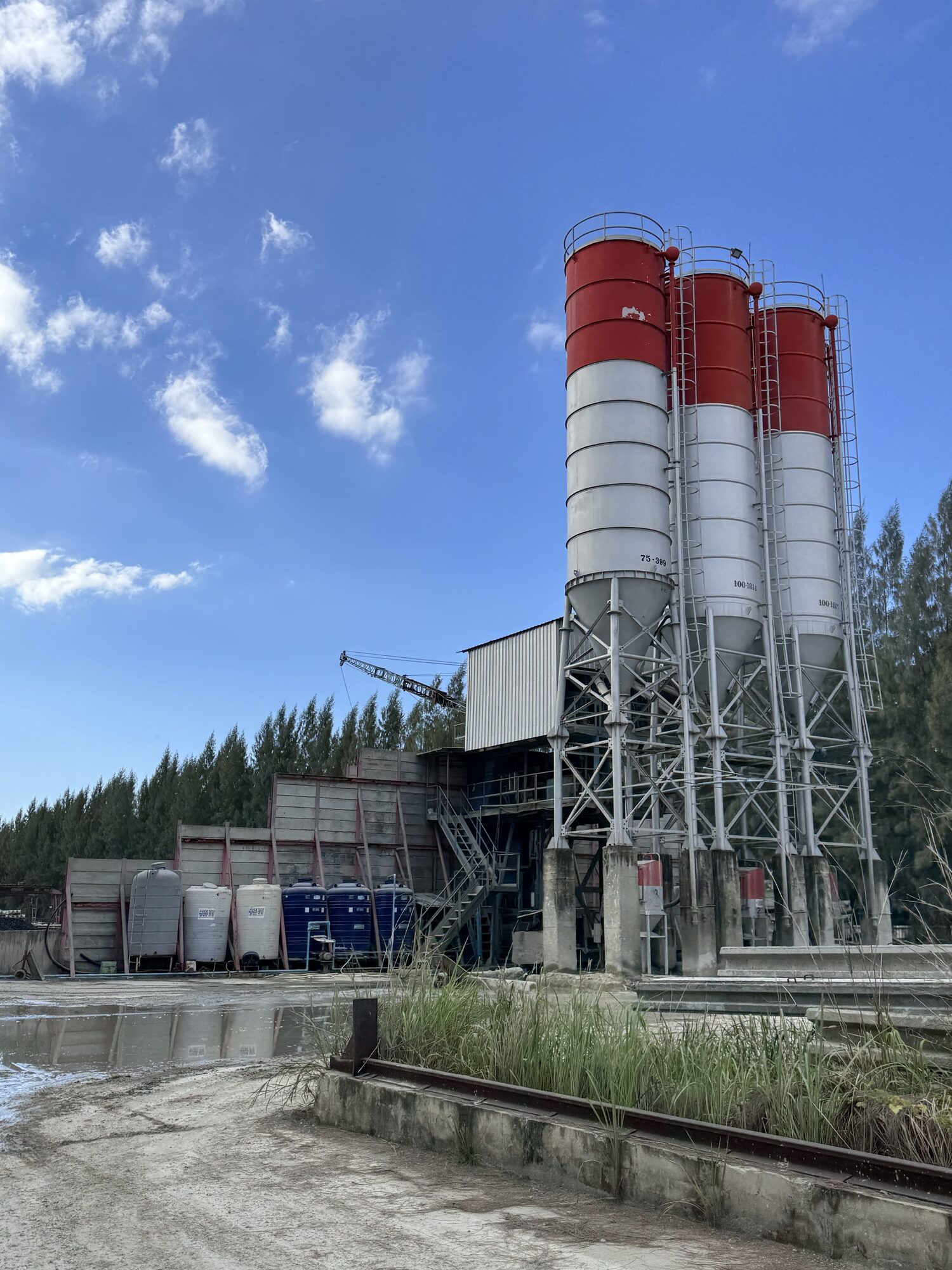 INTER STAKE concrete batching and production plant