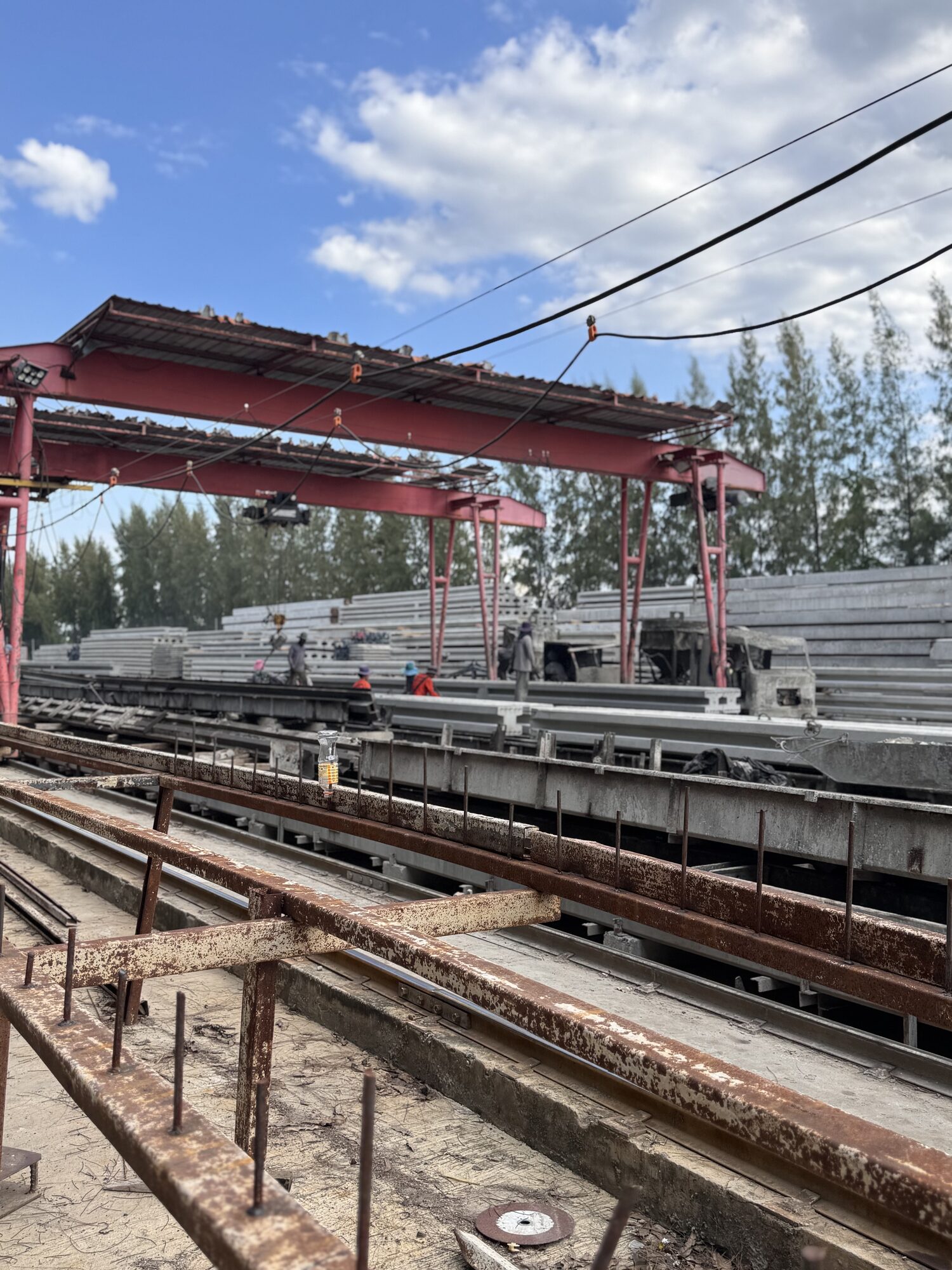 INTER STAKE prestressed casting beds
